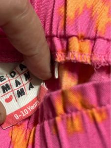 ED-A-MAMMA new Set Of Pink -orange Top And Plazzo