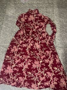 Chic Floral Print Maxi Dress