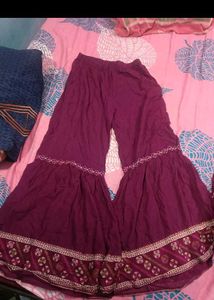 Embroidered Purple Kurta