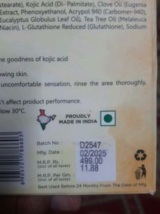 Kozicare De-Tan Cream