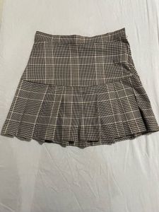 H&M Plaid Pleated Mini Skirt🎀🫶🏻