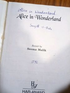 Alice In Wonderland- Lewis Carroll