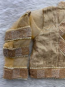 Sparkling Gold Sequin Blouse