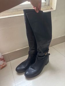 Classic Black Knee-High Boots