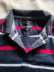 Classic Striped Polo Shirt