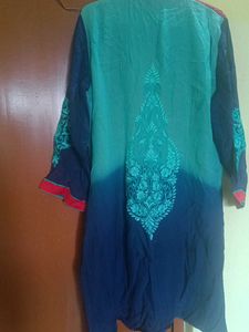 Embellished Ombre Kurti for Women
