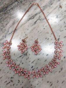 Boho Multi-Color Stone Necklace &amp; Earring Set