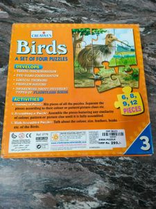 Creative's Bird Puzzle Set 99/- ONLY