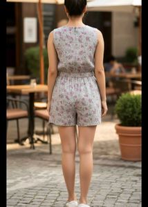 Totally New Floral Print Romper