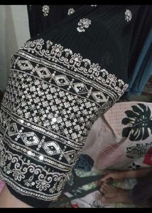 DIWALI OFFER heavy stone worked frock sharar