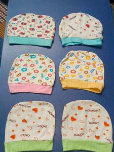 Baby Caps - Pack of 6