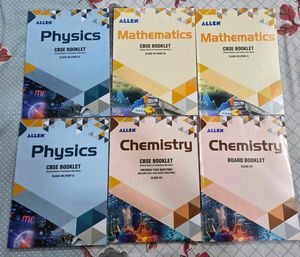 Allen CBSE Physics, Maths, Chemistry Study Books