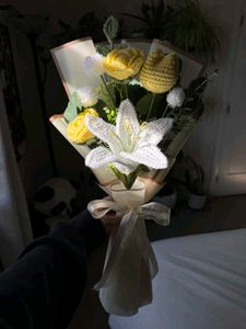 Handmade Crochet Flower Bouquet