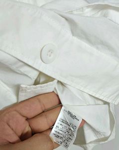 Classic White Utility Shirt Jacket