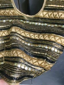 Embellished Ethnic Blouse with saree