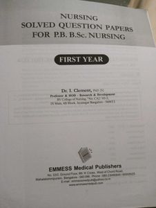 Nursing P.B.B.Sc. Solved Question Papers