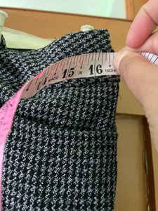 mid raised Classic Patterned Trousers