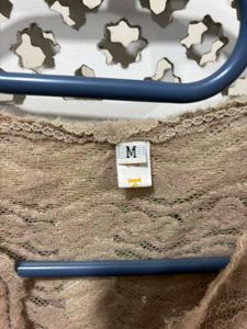 💝Women's Brown Lace Crop Top G