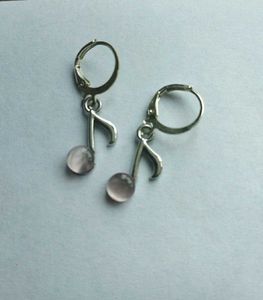 Dancing girl and Music cute earrings