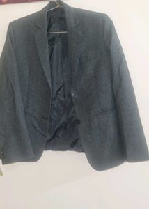 Classic Grey Blazer Jacket