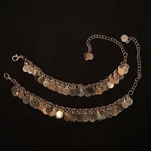 Bohemian Coin Anklets Set