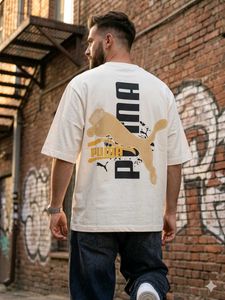 Men's Cream Puma T-Shirt