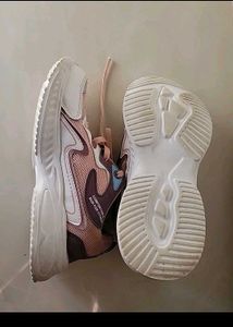 Pink &amp; Purple Lace-Up Sneakers