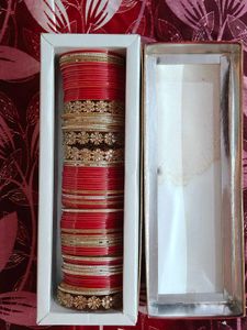Beautiful Red & Gold Bangles