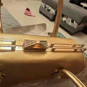 Imported Gold Bag for Tejasvi