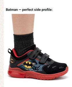 Batman Black &amp; Red Kids Shoes