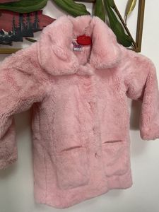 Pink Faux Fur Coat
