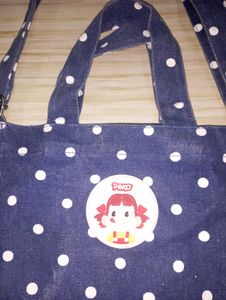 poka dot tode bag