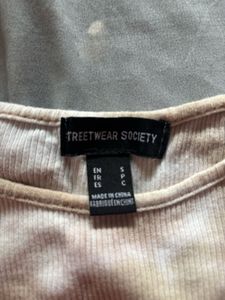 Ribbed Tie-Dye T-Shirt
