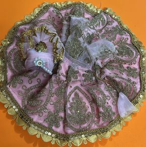 Laddu Gopal Handmade Fancy Dress Fabric Net