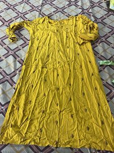 Beautiful Yellow Kurta