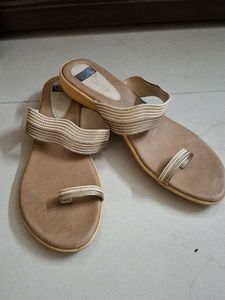 Elegant Gold Toe Ring Sandals