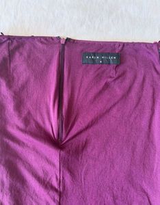 Purple Sequin Strapless Dress