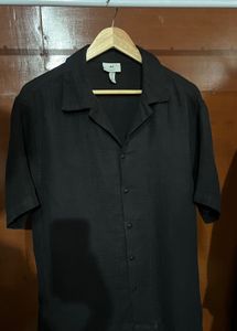 Men's Black Short Sleeve Shirt