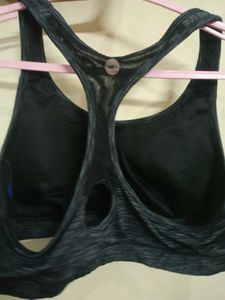 Comfortable Heathered Sports Bra