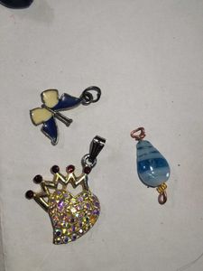 Earring Bundle: Pink Pearls &amp; Black Stones