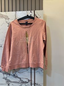Pink Graphic Sweatshirt, Bust- 34/36 Comfy