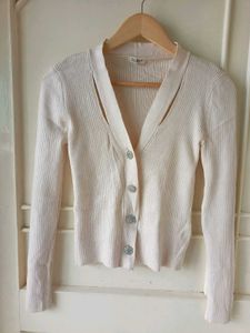 Cream Knit Cardigan