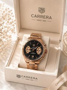 TAG Heuer Carrera Rose Gold Chronograph Watch