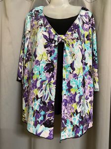 Y2K floral sequence top