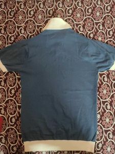 s*itch men's cotton knitted polo T shirt