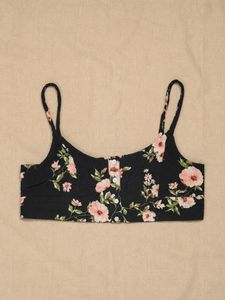 Forever 21 Floral Print Crop Top