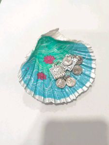 Lotus seashell trinket tray