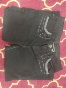 Stylish Black Denim Jeans