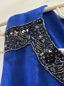 ELLE Elegant Blue Bodycon Dress