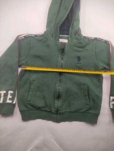 U.S. Polo Assn. Green Zip Hoodie